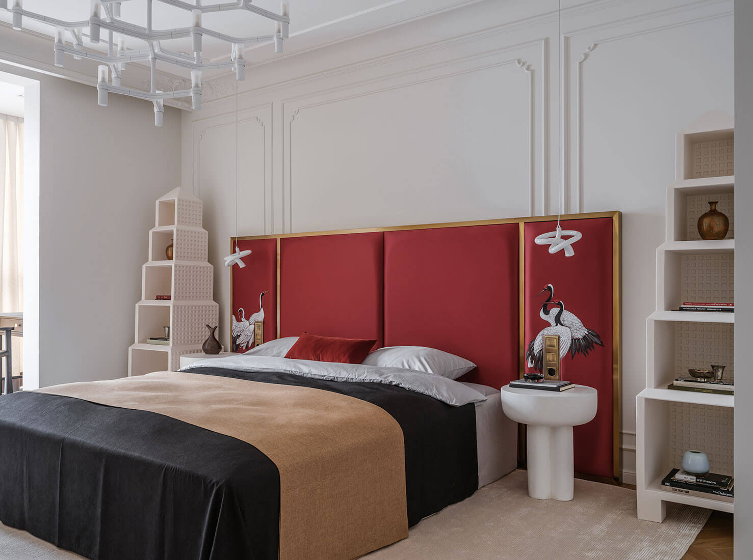 Индийский ковёр из шерсти и арт-шёлка MURUGAN